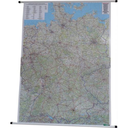 Niemcy. Mapa drogowa 93x128 cm 1:700 000, Freytag&Berndt