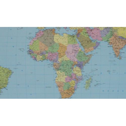 Świat mapa ścienna polityczna 1:25 000 000 170x122 cm.