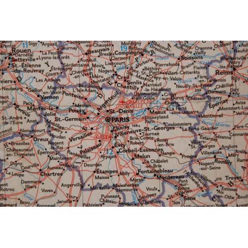 Francja Belgia Holandia Classic. Mapa ścienna 1:1 953 000, 59x77 cm