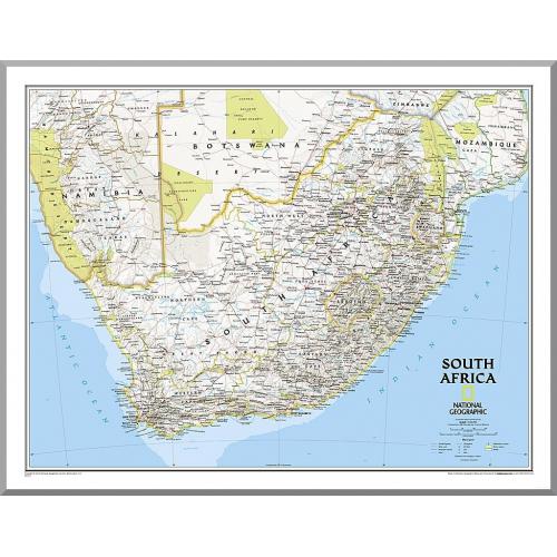 Afryka Południowa Classic mapa ścienna 1:3 044 000, 76x59 cm, National Geographic
