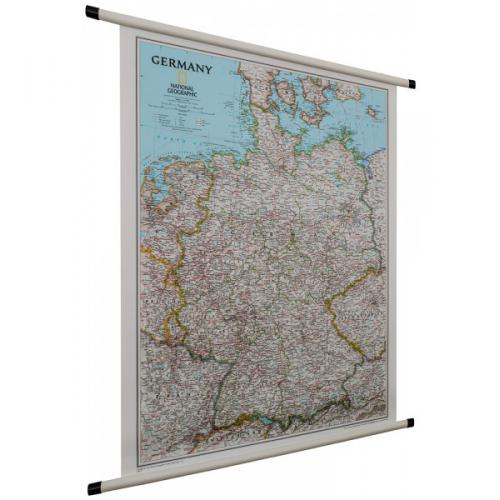 Niemcy classic mapa ścienna 1:1 375 000, 61x77 cm