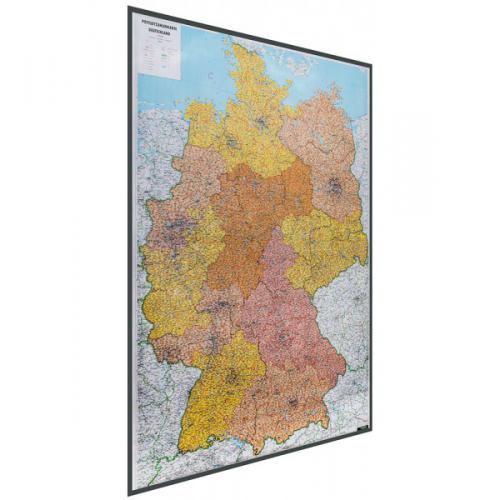 Niemcy kody pocztowe mapa ścienna 1:700 000, 94x126 cm