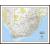 Afryka Południowa Classic mapa ścienna 1:3 044 000, 76x59 cm, National Geographic