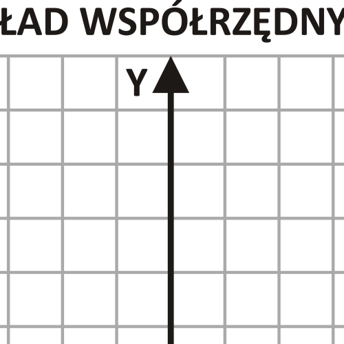 Układ współrzędnych. Nakładka magnetyczna na tablice, 82x97 cm, ArtGlob