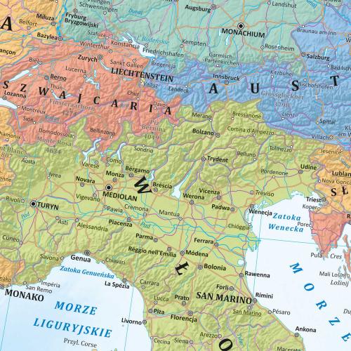 Europa. Mapa ścienna polityczna, 1:4 500 000, 140x100 cm, ArtGlob